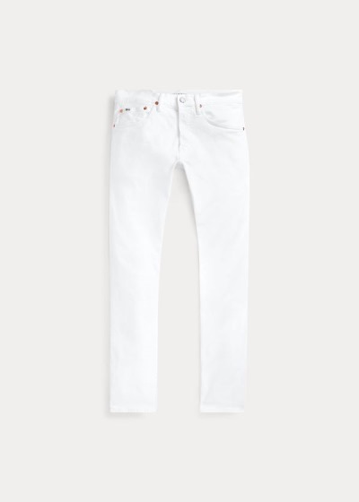 Jeans Polo Ralph Lauren Hombre Blancos - Varick Slim Straight - YPWNK7590